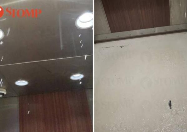 Raining inside lift? Chua Chu Kang Town Council to fix leaking roof following resident's complaint